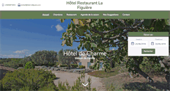 Desktop Screenshot of hotel-lafiguiere.com